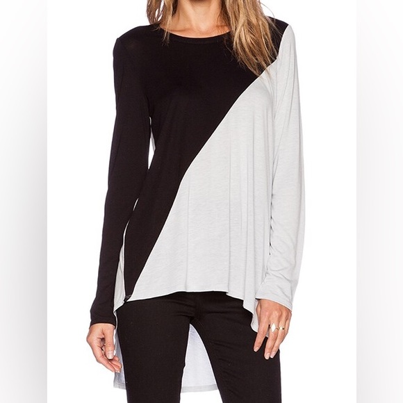 Claudia Top - assymmetrical color block - Picture 1 of 4